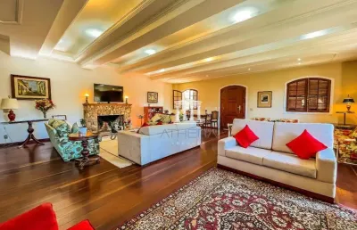 Casa com 5 dormitórios à venda, 478 m² por r$ 4.000.000,00 - golfe - teresópolis/rj