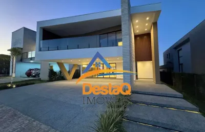 Casa em condomínio fechado com 5 quartos à venda em gran royalle, lagoa santa , 411 m2 por r$ 3.100.000