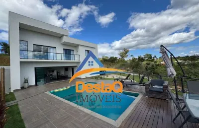 Casa em condomínio fechado com 4 quartos à venda no condomínio vale do luar, jaboticatubas , 300 m2 por r$ 1.650.000