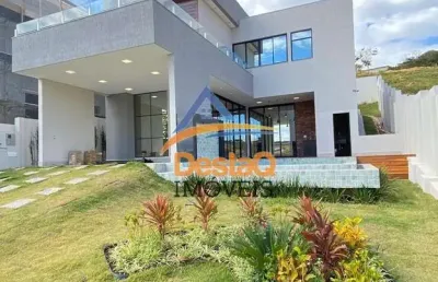 Casa em condomínio fechado com 4 quartos à venda no imperial, vespasiano , 387 m2 por r$ 2.650.000
