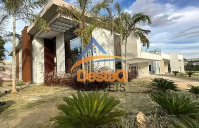 Casa em condomínio fechado com 4 quartos à venda no condado bouganville, lagoa santa , 485 m2 por r$ 6.500.000