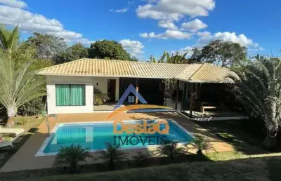 Casa em condomínio fechado com 4 quartos à venda no várzea, lagoa santa  por r$ 1.690.000
