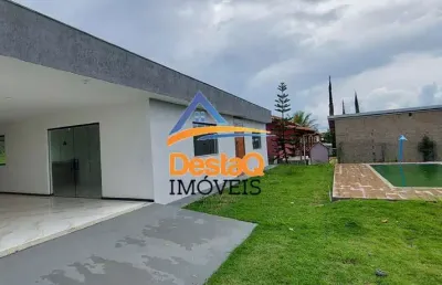 Casa em condomínio fechado com 3 quartos à venda no condomínio estância da mata, jaboticatubas  por r$ 750.000