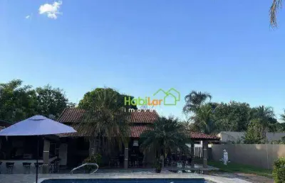 Chácara com 5 dormitórios à venda, 1000 m² por r$ 760.000 - estância parque azul (zona rural) - são josé do rio preto/sp