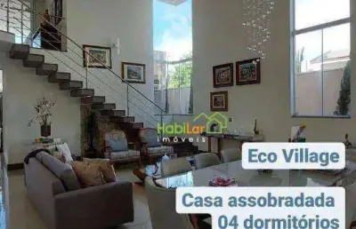 Sobrado com 4 dormitórios à venda, 325 m² por r$ 2.800.000 - residencial eco village i - são josé do rio preto/sp