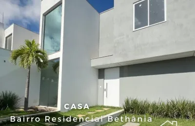 Casa sozinha no lote bairro residencial bethânia - santana do paraíso