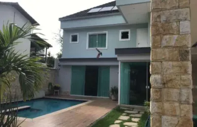 Casa em condomínio para venda em rio de janeiro, vargem pequena, 4 dormitórios, 4 suítes, 5 banheiros, 2 vagas