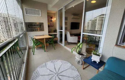 Apartamento para venda em rio de janeiro, jacarepaguá, 3 dormitórios, 3 suítes, 4 banheiros, 2 vagas