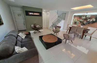 Casa em condomínio para venda em rio de janeiro, recreio dos bandeirantes, 4 dormitórios, 2 suítes, 3 banheiros, 2 vagas