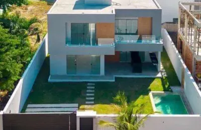Casa em condomínio para venda em rio de janeiro, guaratiba, 3 dormitórios, 3 suítes, 5 banheiros, 2 vagas