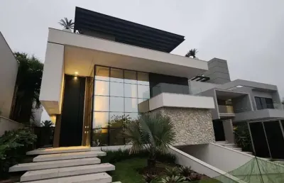 Casa em condomínio para venda em rio de janeiro, barra da tijuca, 5 dormitórios, 5 suítes, 8 banheiros, 6 vagas