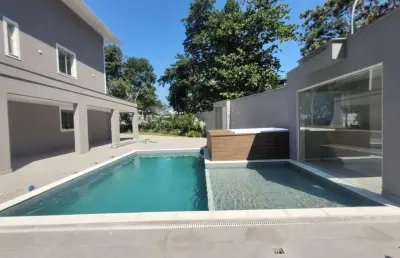 Casa em condomínio para venda em rio de janeiro, barra da tijuca, 6 dormitórios, 6 suítes, 8 banheiros, 4 vagas