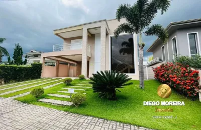 Casa estilo sobrado à venda em condomínio shambala ll em atibaia