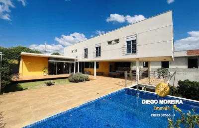 Residência à venda em condomínio águas claras com acesso a represa