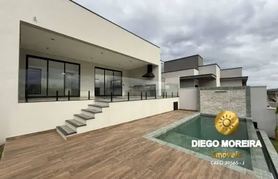Casa térrea à venda em atibaia no condomínio greenfield
