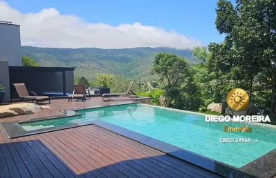 Casa moderna à venda em condomínio no centro de atibaia-sp