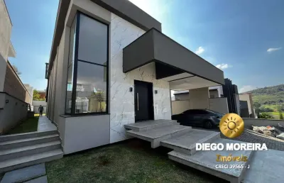 Casa alto padrão à venda em condomínio fechado – atibaia/sp