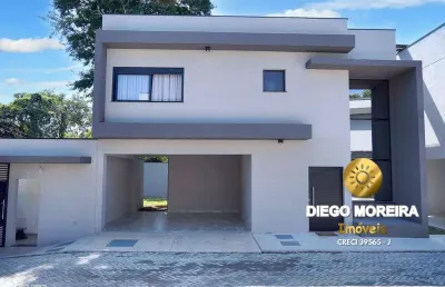 Casa à venda e para locação em condomínio fechado – 3 suítes, área gourmet