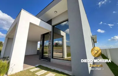Casa térrea de alto padrão no condomínio elementum!