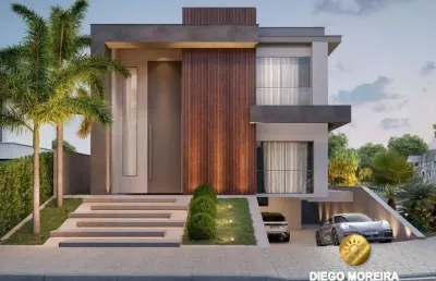 Lançamento de casa moderna em residencial villa solaia em alphaville