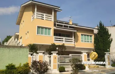 Casa de alto padrão para venda em bairro residencial de atibaia