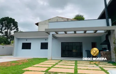 Casa nova com piscina e suíte master! oportunidade em atibaia!