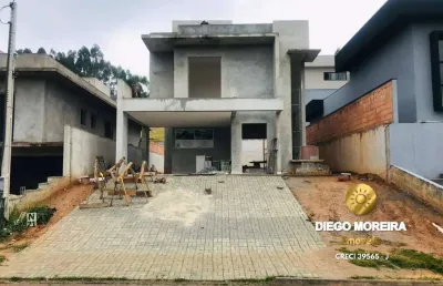 Casa á venda em atibaia dentro de condomínio - projeto rio de janeiro