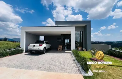 Casa térrea de alto padrão no condomínio elementum!