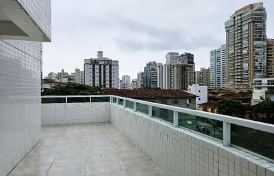 Apartamento com 2 quartos para alugar no Embaré, Santos 