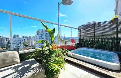 Cobertura com 3 dormitórios à venda, 230 m² por r$ 4.400.000,00 - cidade monções - são paulo/sp