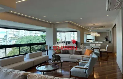 Apartamento com 4 dormitórios, 196 m² - venda por r$ 4.700.000,00 ou aluguel por r$ 32.300,00/mês - paraíso - são paulo/sp