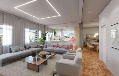 Apartamento com 3 dormitórios à venda, 230 m² por r$ 3.200.000 - higienópolis - são paulo/sp