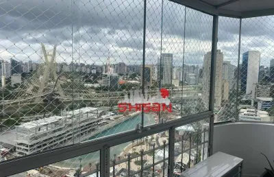 Apartamento de alto padrão, andar alto, todo mobiliado com muito bom gosto! venha conhecer!