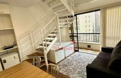 Apartamento duplex com 1 dormitório para alugar, 45 m² por r$ 5.366,00/mês - jardim paulista - são paulo/sp