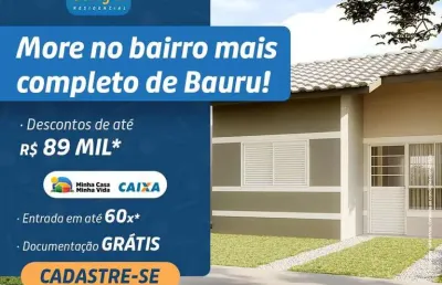 Casa para venda em bauru, vila são paulo, 2 dormitórios, 1 banheiro, 2 vagas