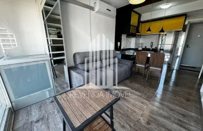 Apartamento para locação mobiliado: 1 quarto, 1 suíte, 1 sala, ar condicionado 1 banheiro, 1 vaga de garagem!
