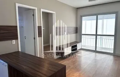 Aluguel de apartamento impecável no brooklin paulista, são paulo - 1 quarto, 1 sala, 1 banheiro, 1 vaga de garagem! mobiliado