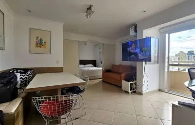 Alugo apartamento mobiliado 45m² 1 dormitório 1 vaga pinheiros são paulo -