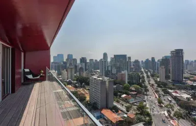 Alugo apartamento 90m² 1 dormitório 2 vagas vila olímpia são paulo - sp