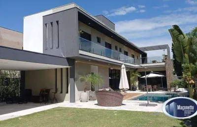 Casa com 4 suítes à venda, 395 m² por r$ 3.650.000 - condominio enseada da fronteira - rifaina/sp