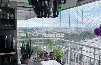 Apartamento com 3 quartos sendo 1 suíte, 94 m²,  a venda por r$ 990.000 - bosque maia - guarulhos/sp
