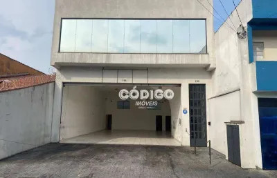 Salão para alugar, 200 m² por r$ 8.305,00/mês - jardim santa clara - guarulhos/sp
