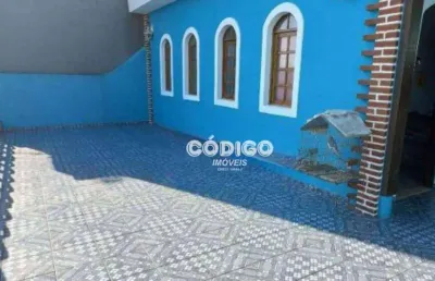 Casa assobradada com 3 dormitórios para alugar, 183 m² por r$ 3.350/mês - parque continental ii - guarulhos/sp