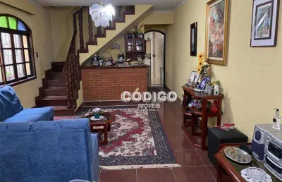 Sobrado com 4 dormitórios à venda, 80 m² por r$ 800.000,00 - jardim santa mena - guarulhos/sp