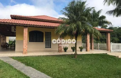 Chácara com 2 dormitórios à venda, 3000 m² por r$ 1.200.000,00 - freguesia da escada - guararema/sp