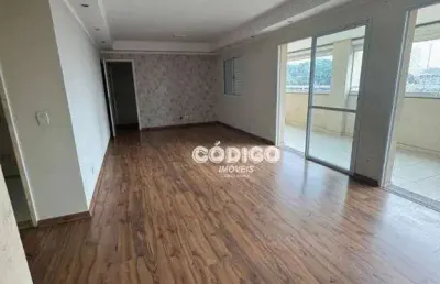 Apartamento com 3 dormitórios para alugar, 134 m² por r$ 6.287,20/mês - vila augusta - guarulhos/sp