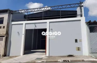 Galpão para alugar, 300 m² por r$ 7.700,00/mês - jardim santa maria - guarulhos/sp