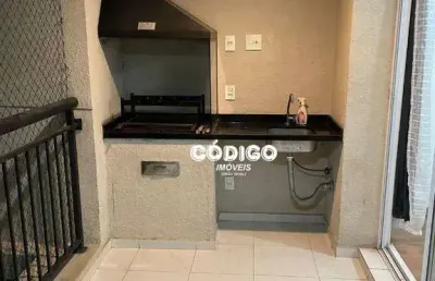 Apartamento com 2 dormitórios para alugar, 65 m² por r$ 3.400,00/mês - jardim flor da montanha - guarulhos/sp