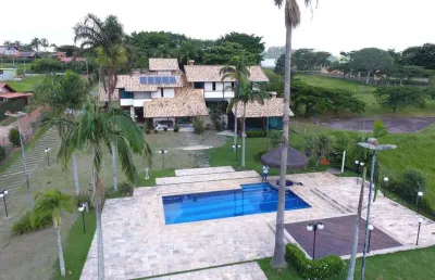 Chácara à venda, sete pontes, bragança paulista, sp - casa de cinema com vista para a represa. luxo
