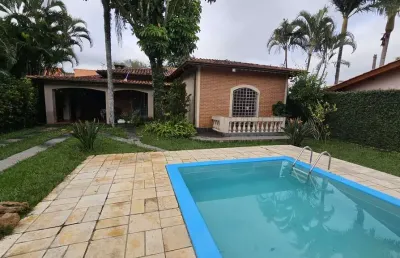 Casa à venda, jardim santos reis, piracaia, sp | casa plana | área gourmet | com piscina
